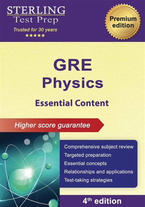 Sterling Test Prep Gre Physics Practice Questions High Yield Gre Physics Questions With Detailed Explanations
