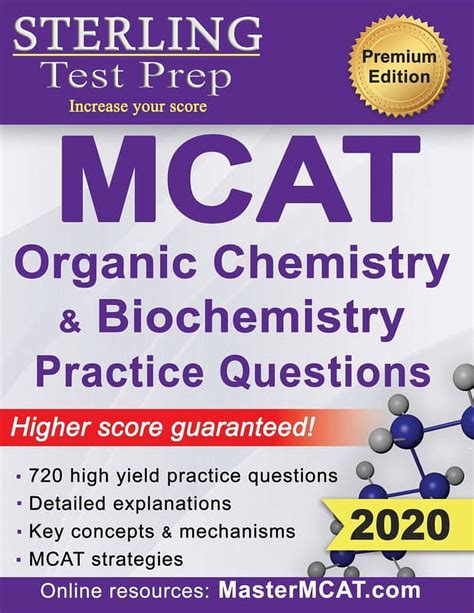 Full Download Sterling Test Prep Mcat Organic Chemistry Biochemistry Practice Questions High Yield Mcat Questions 