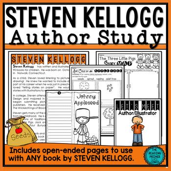 steven kellogg author study first grade