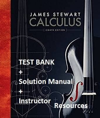 Stewart Calculus Instructor Solution Manual