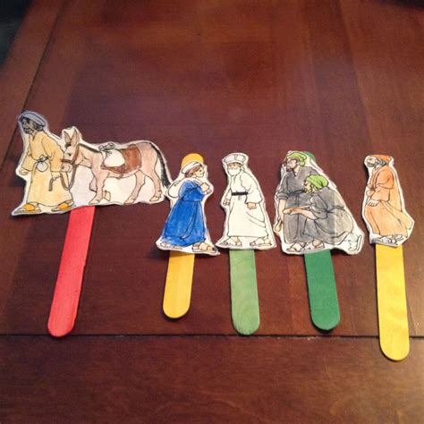 Full Download Stick Puppets Templates For The Good Samaritan 