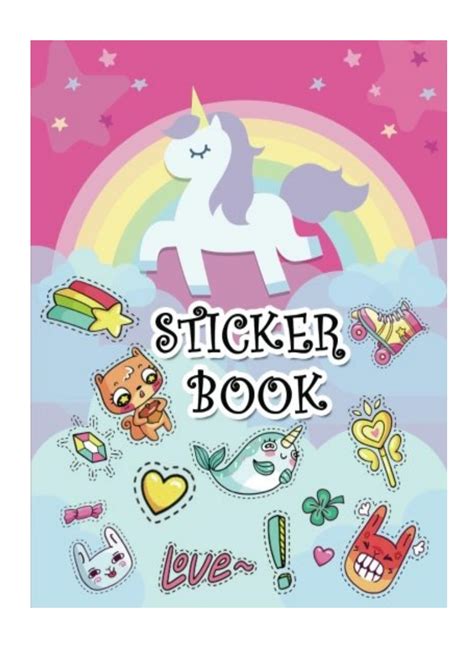 Download Sticker Books For Toddler Girls Blank Sticker Book 8 X 10 64 Pages 
