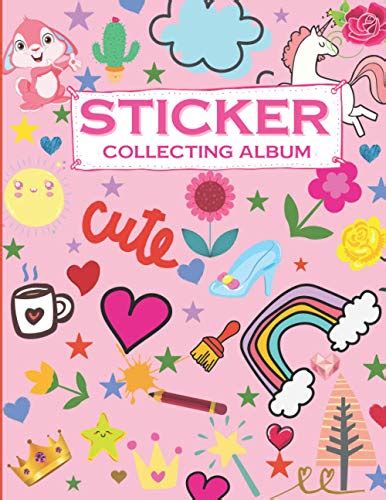 Read Sticker Keeper Album Blank Sticker Book 8 X 10 64 Pages 