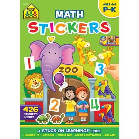 Read Sticker Workbook Math Readiness Grades P K 