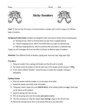 Read Online Sticky Sneakers Lab Answers Key 