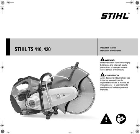 Read Stihl Ts 410 Pdf Power Tool Service Manual Erpd 