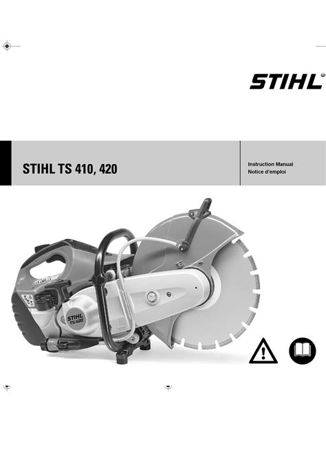 Read Stihl Ts 410 Power Tool Service Manual Erpd 