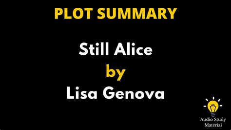 Still Alice Plot Summary
