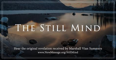 still the mind