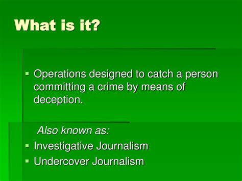 Sting Operation Meaning
