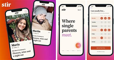 stir app single parents network