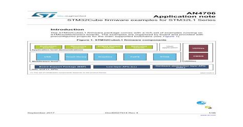 Read Online Stm32Cube Firmware Examples For Stm32L1 Series 