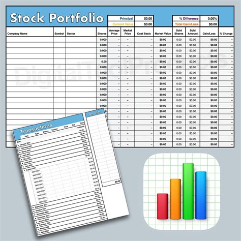stock portfolio template