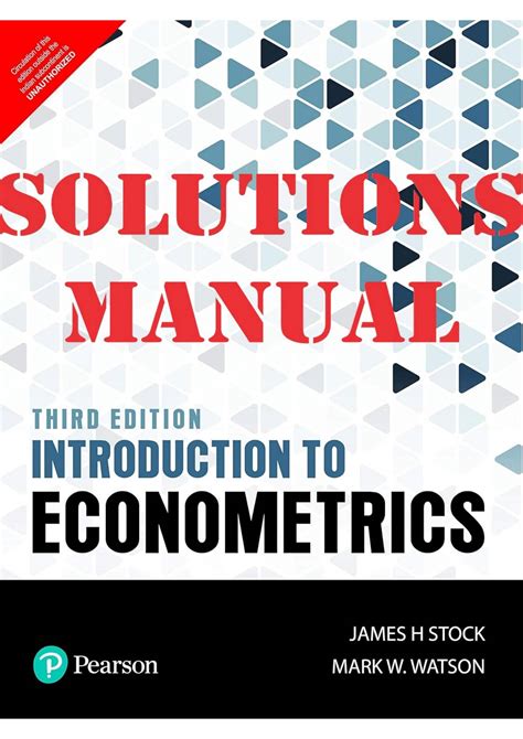 Full Download Stock And Watson Econometrics Solutions 3Rd Edition 