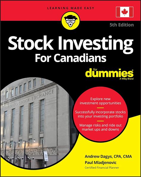 Read Stock Investing For Canadians For Dummies 3Rd Edition 