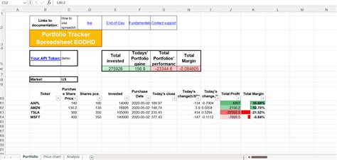 Read Online Stock Portfolio Analysis Document Example 