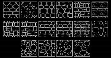 Stone Cad Hatch Patterns