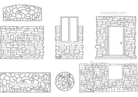 Stone Hatch Autocad