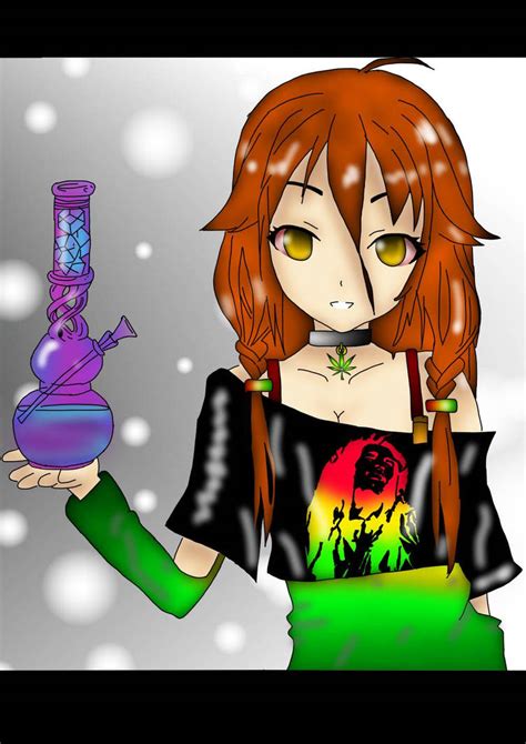 stoner girl anime by Risuka27 on DeviantArt