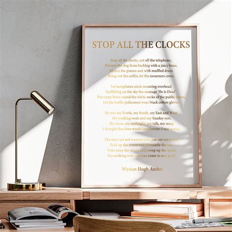 Stop All The Clocks