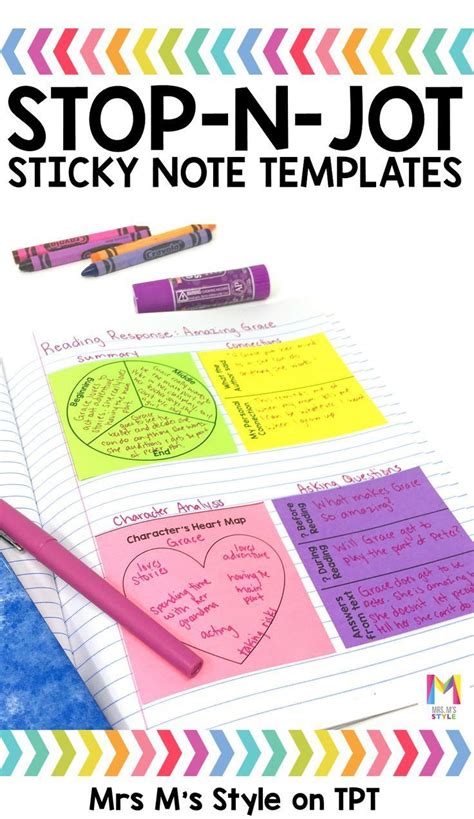 Stop Amp Jot Sticky Note Sequencing Worksheet Education Stop And Jot Worksheet - Stop And Jot Worksheet
