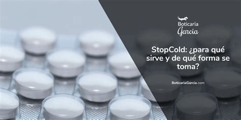 Stop Cold Para Que Sirve