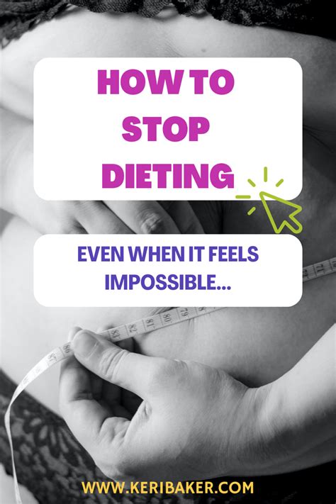 Stop Dieting How To Stop Dieting And Eat Normally