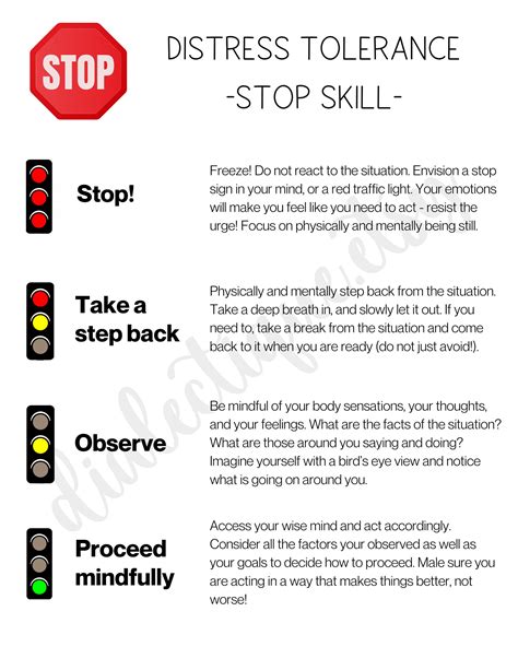 Stop Skill Dbt