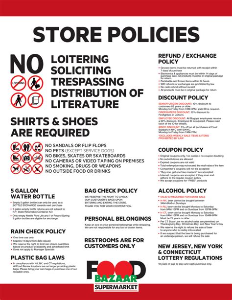 Store Policies