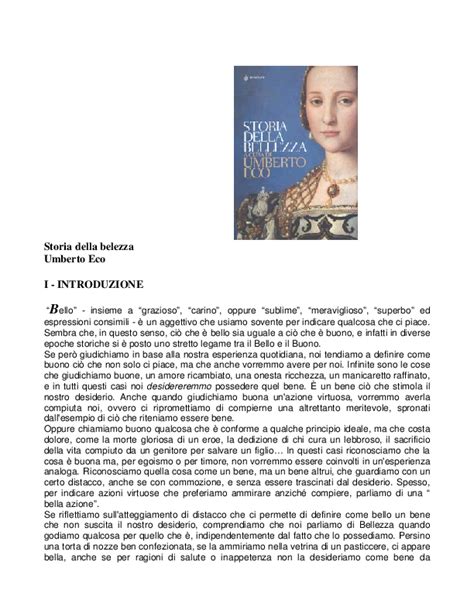 Storia Della Bellezza