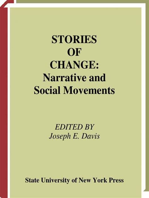 Read Stories Of Change Narrative And Social Movements 