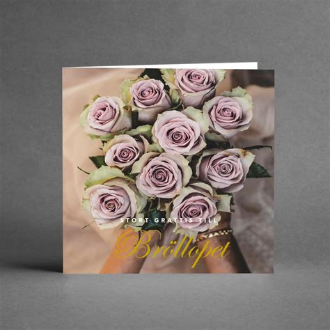 stort grattis till bröllopet