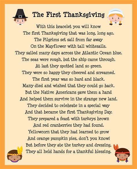Read Story Of Thanksgiving 