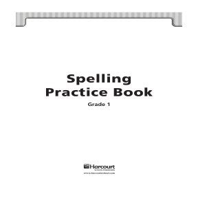 Storytown Grade 1 Spelling Practice Book Belinda Pdf Spelling Practice Book Grade 1 - Spelling Practice Book Grade 1