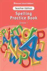 Storytown Spelling Practice Book Grade 1 Teacher Edition Spelling Practice Book Grade 1 - Spelling Practice Book Grade 1