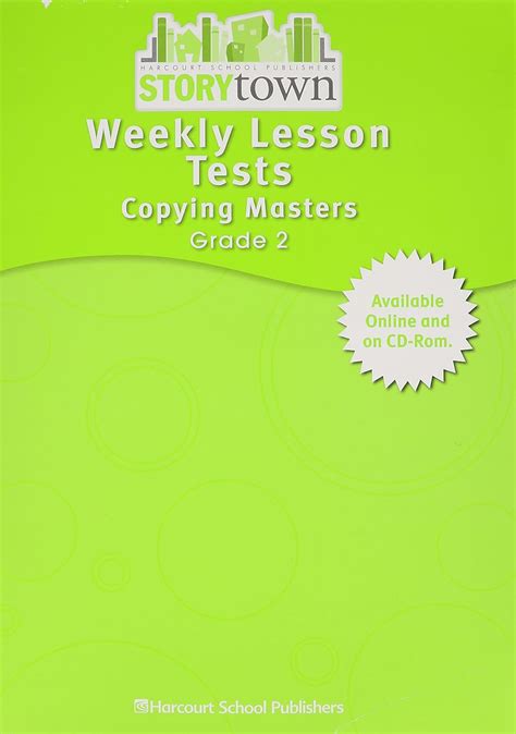 Full Download Storytown Weekly Lesson Tests Copying Masters Student Edition Grade 2 1St Edition By Harcourt School Publishers 2005 Paperback 