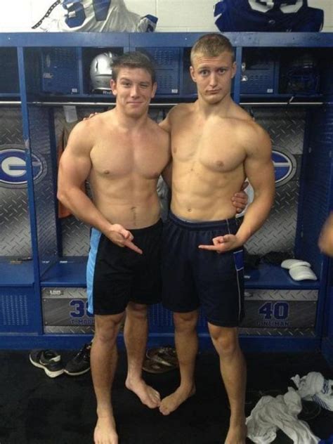 Straight guys in the locker room