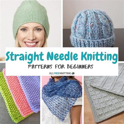 Straight Needle Knitting Patterns