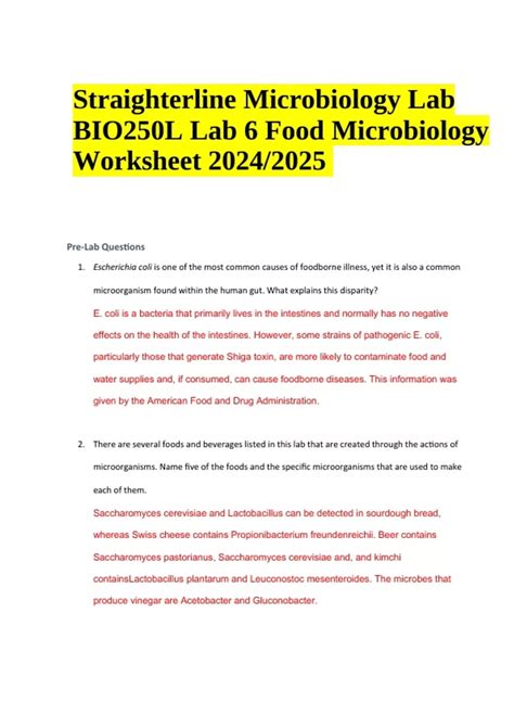 Straighterline Microbiology