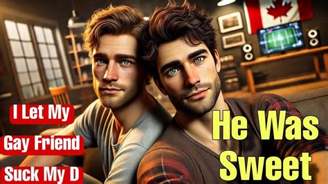 strait friend lets gay friend suck him off