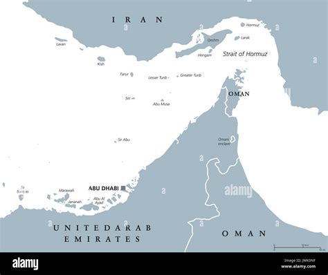 Strait Of Hormuz Map