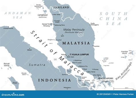 Strait Of Malacca Map