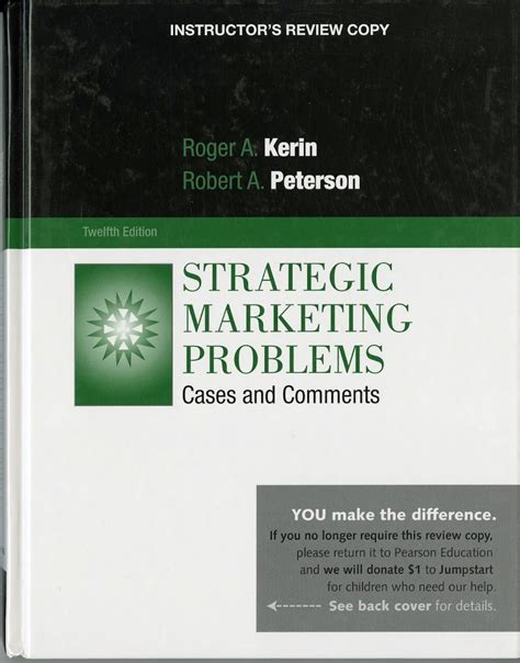 Strategic Marketing Problems 12th Edition Solutions