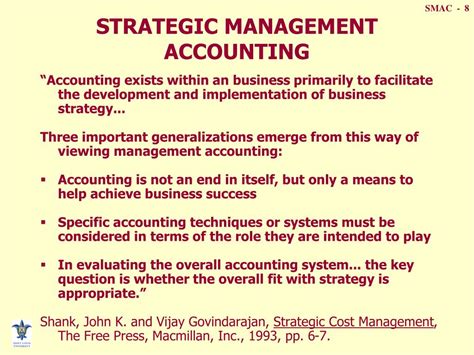 Read Strategic Management Accounting Why Are Not Expectations 