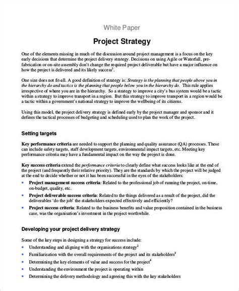 Read Strategic Management Paper Topics 