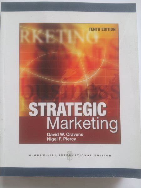 Read Strategic Marketing 10Th Edition David W Cravens And 