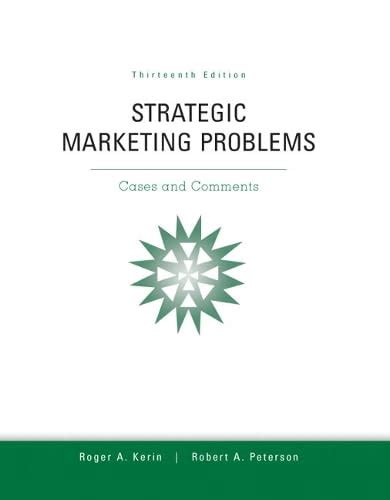 Read Online Strategic Marketing Problems 13Th Edition 