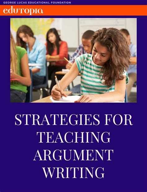 Strategies For Teaching Argument Writing Edutopia Teaching Argumentative Writing High School - Teaching Argumentative Writing High School