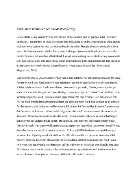 stratifiering studie