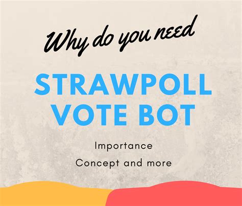 straw poll vote bot